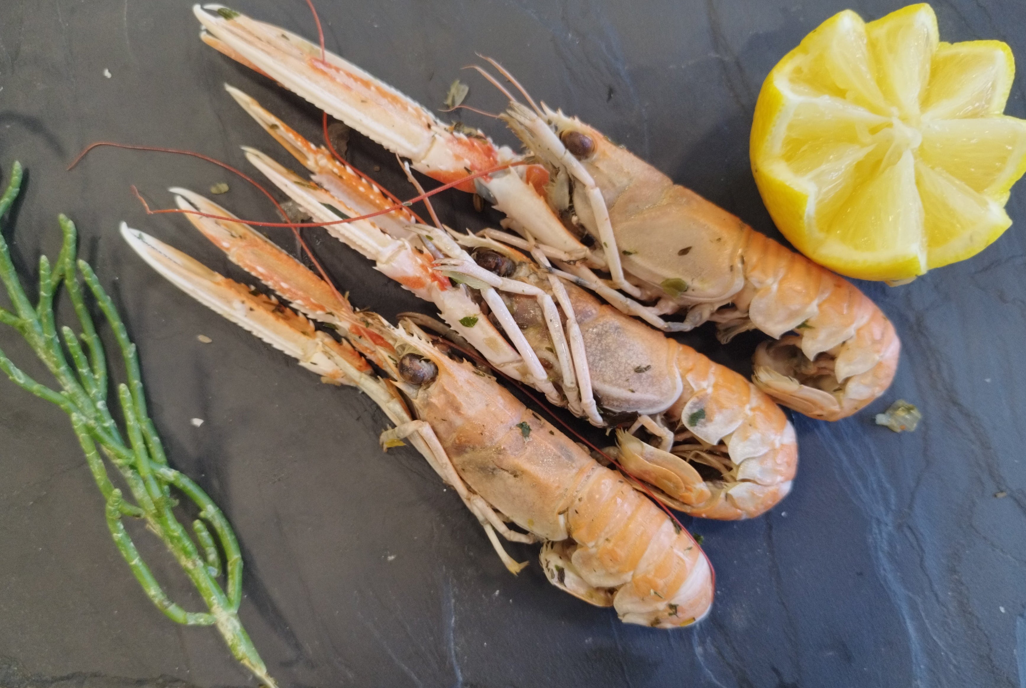 Langoustines cuites