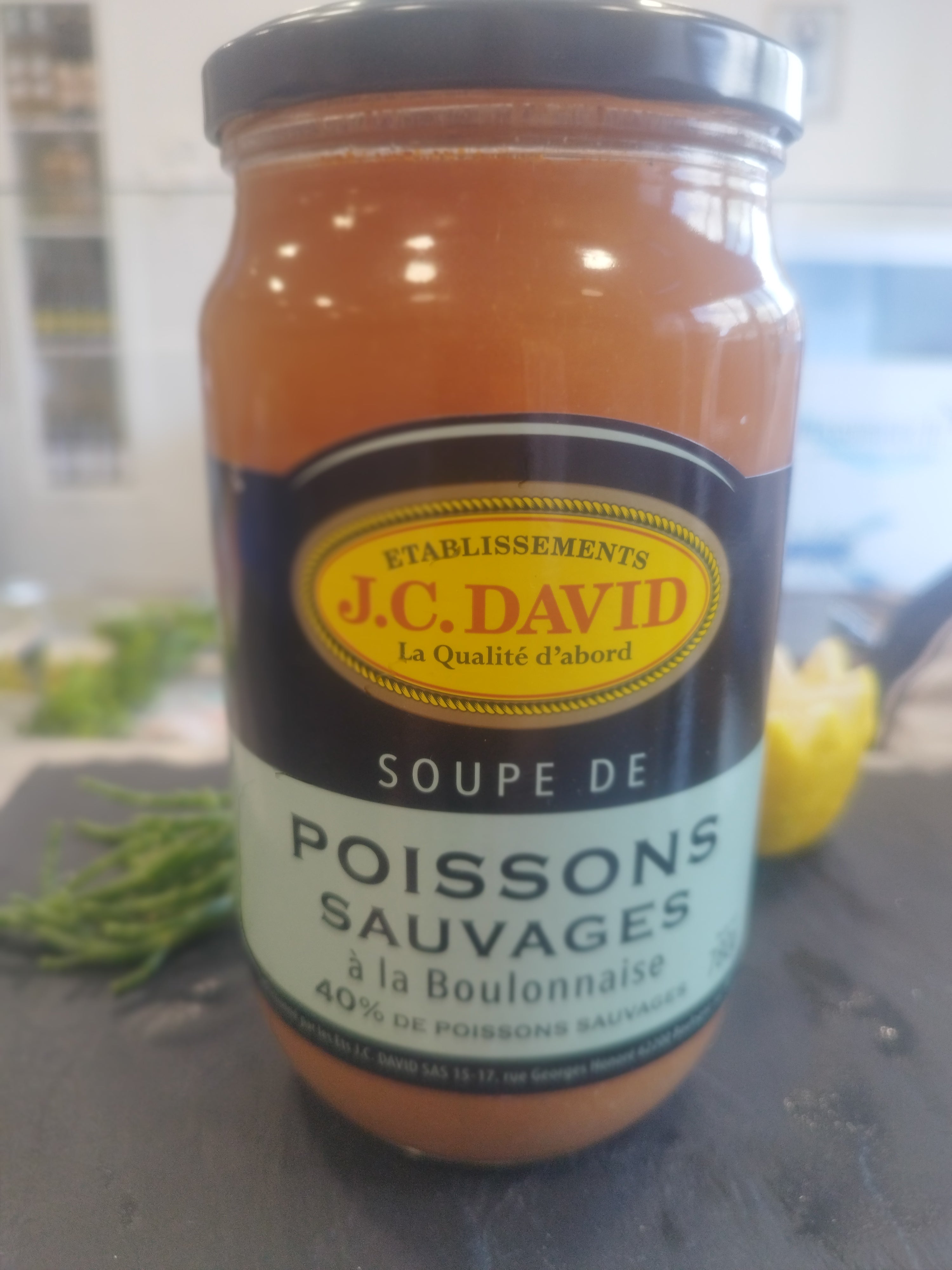 Soupe de poisson à la boulonnaise