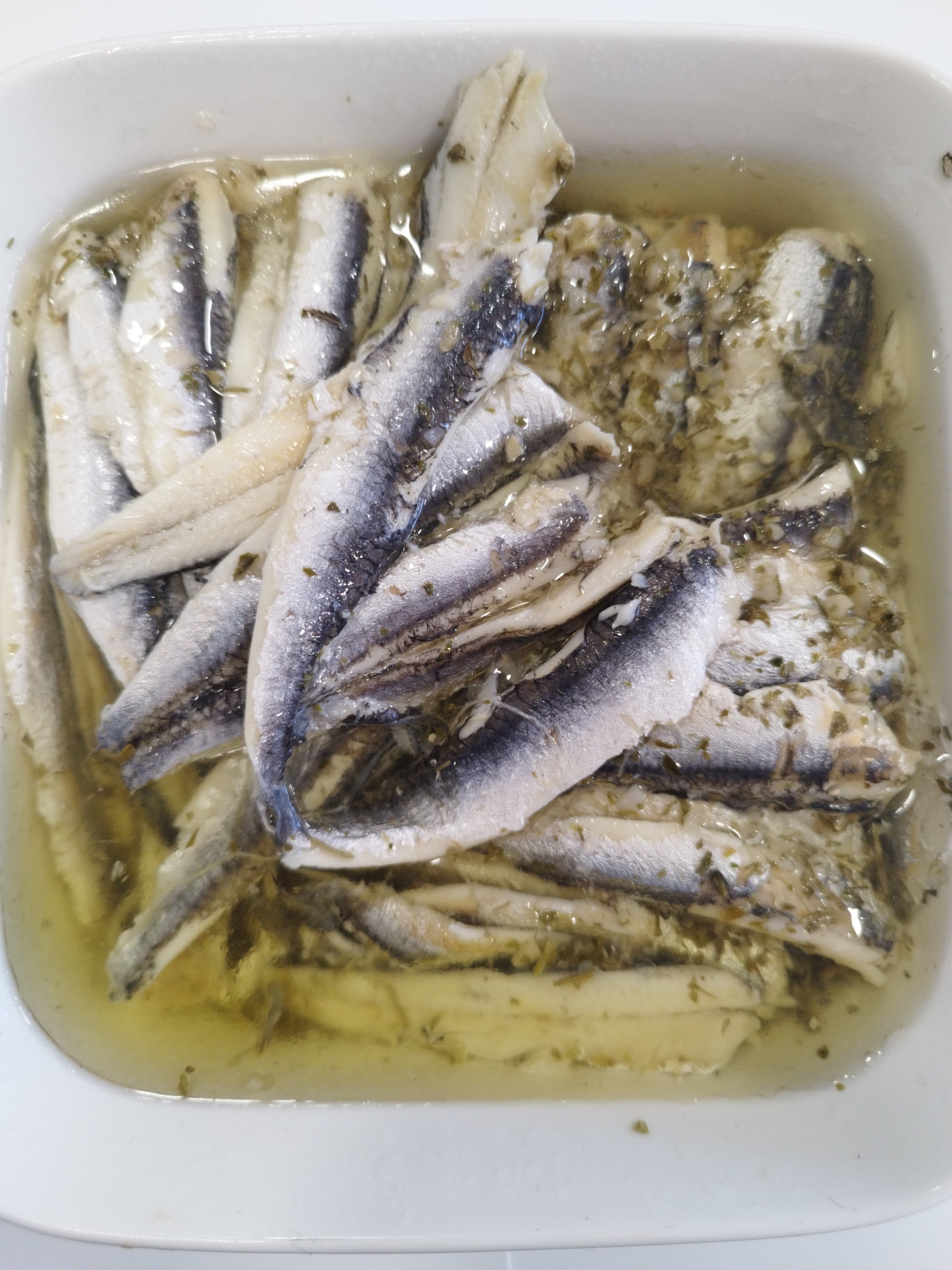 Filet d'anchois à l'ail
