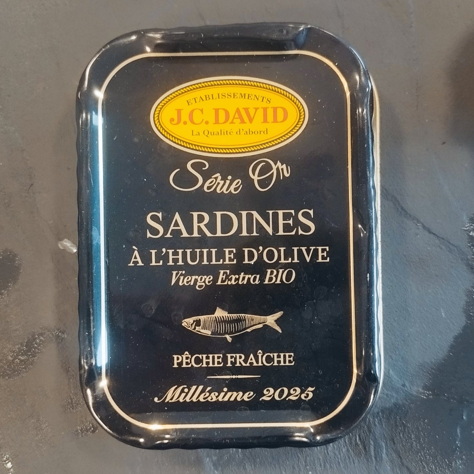 Sardines à l'huile d'olive millésime